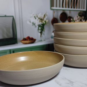 KEEHA CÉRAMIQUE – ASSIETTE CREUSE – BLÉ