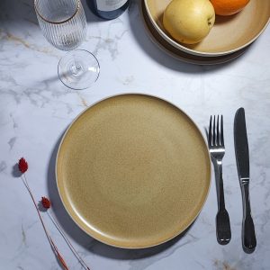 KEEHA CÉRAMIQUE – ASSIETTE À DINER – Blé