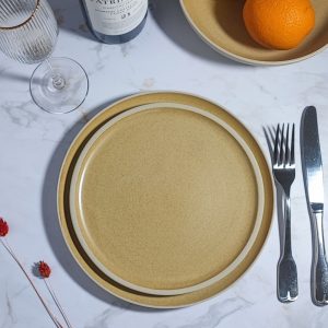 KEEHA CÉRAMIQUE – ASSIETTE À DESSERT  – Blé