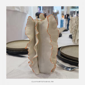 Maricha Plotnikova – Vase Athéna en porcelaine